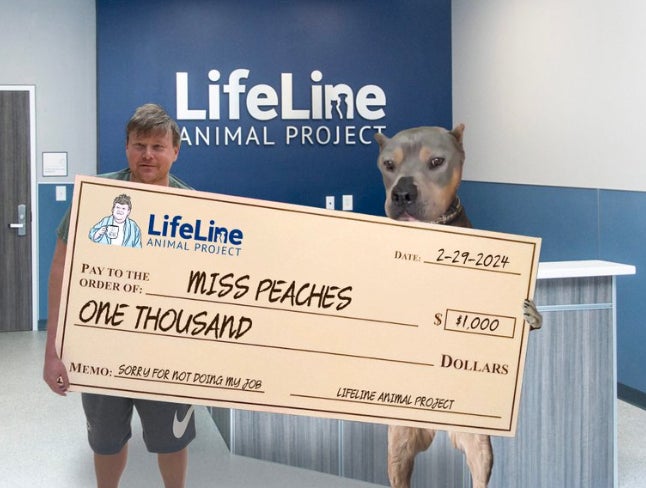 I Pledged $1,000 to Miss Peaches Charity & Was Promptly Kicked Off The Unnamed Show By Dave Portnoy