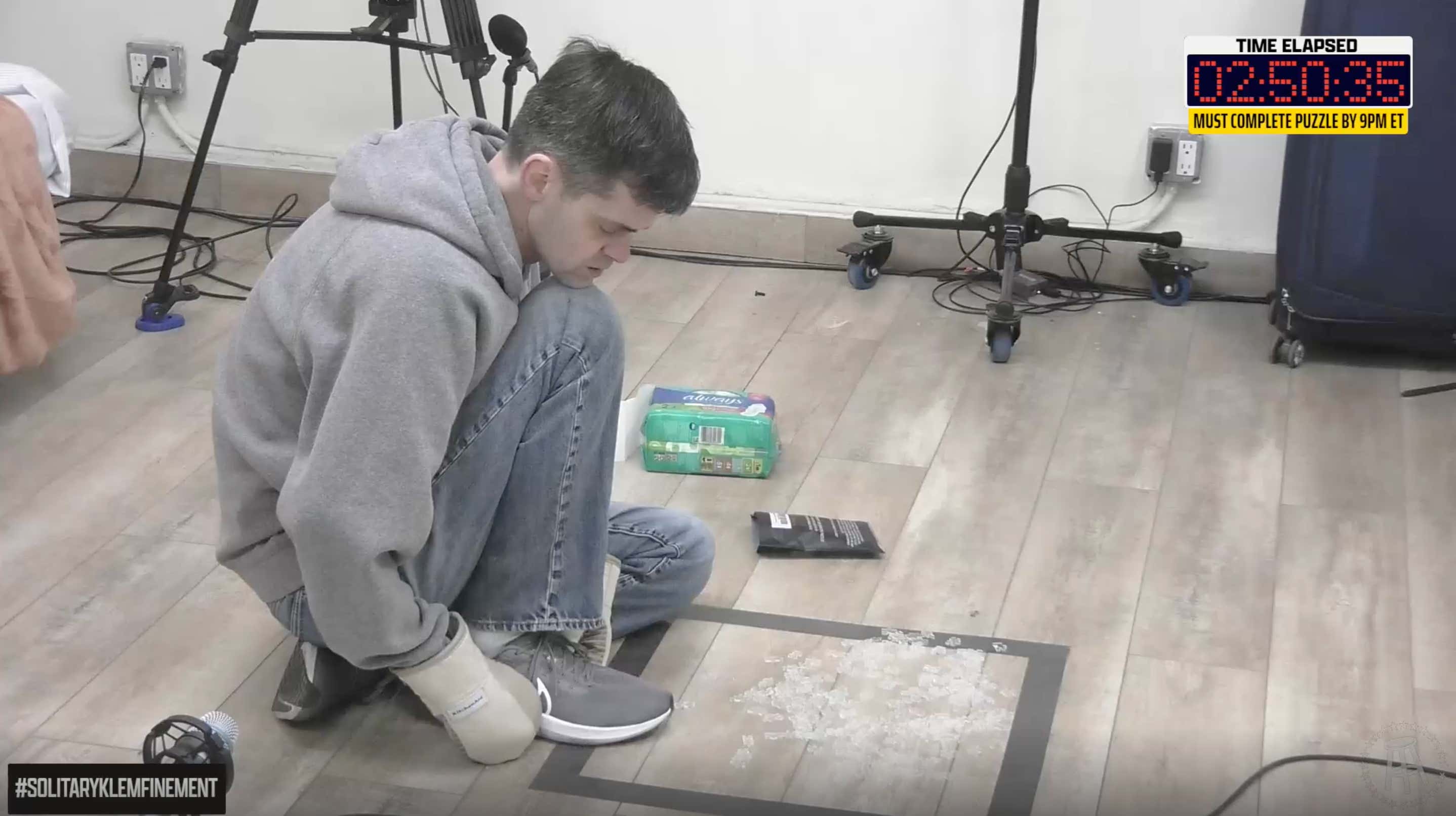 Klemmer Giving Up 20 Minutes Into A Challenge Was His First Mistake Made During Solitary Confinement