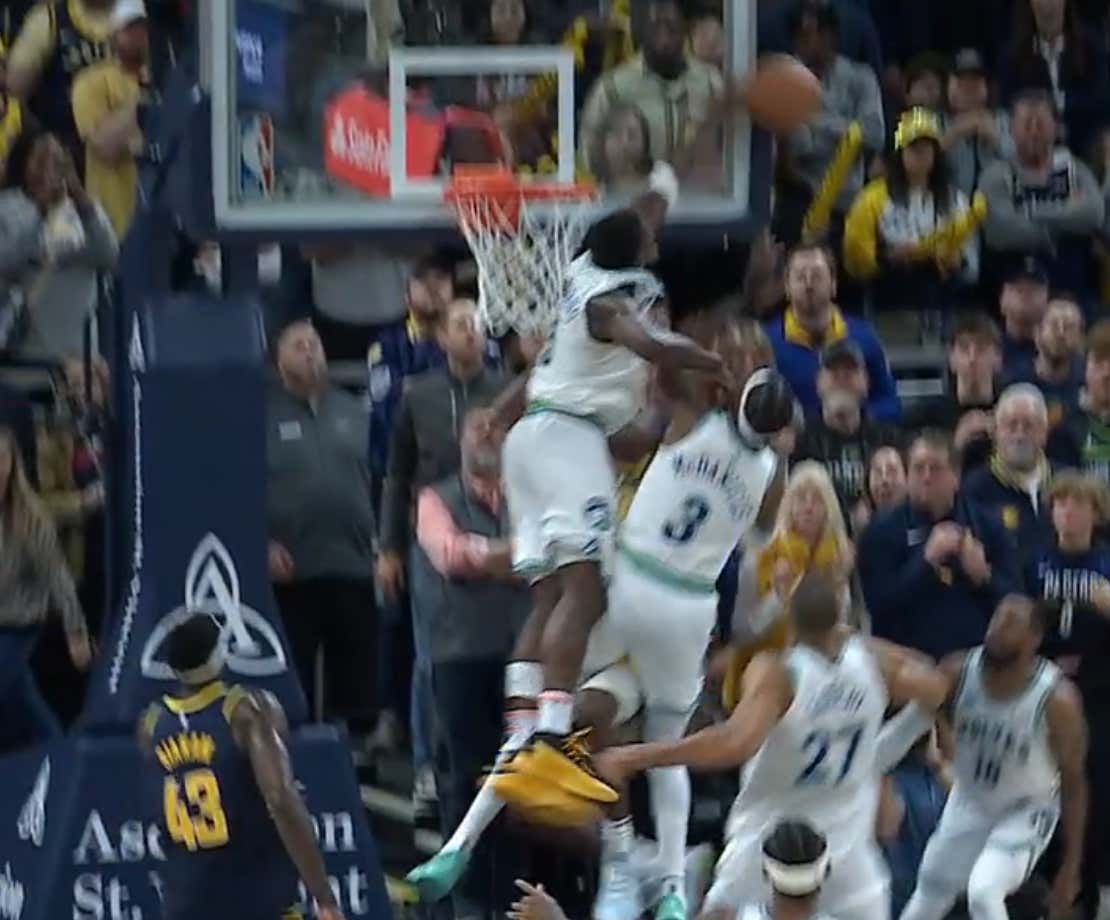 Anthony Edwards Just Had One Of The Best Game Winning Blocks You Will Ever See