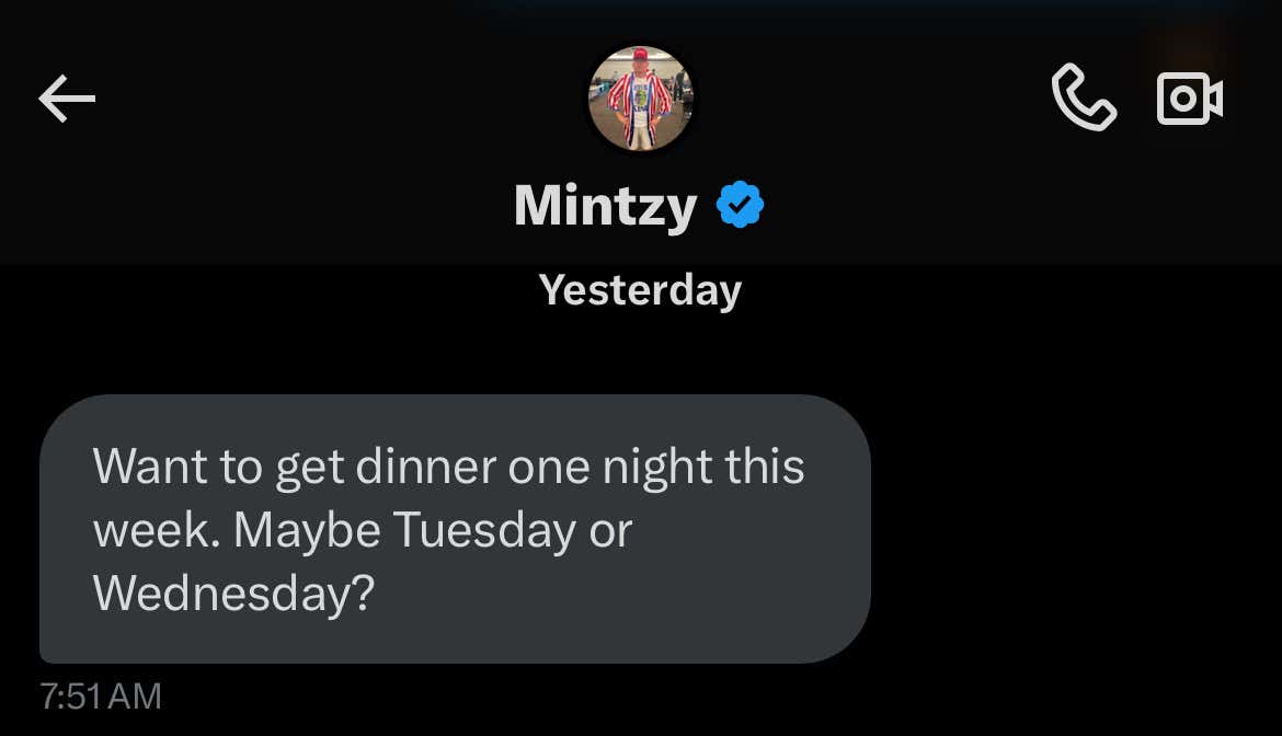 PreDinner Mintz A Preview Blog Of My 1On1 Dinner Date Tonight With