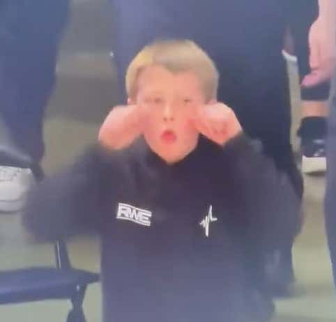 Pat Kelsey's Son Is A Menace On The Bench - Starts Taunting Stony Brook With Some Fake Crying As Charleston Won The CAA Tournament