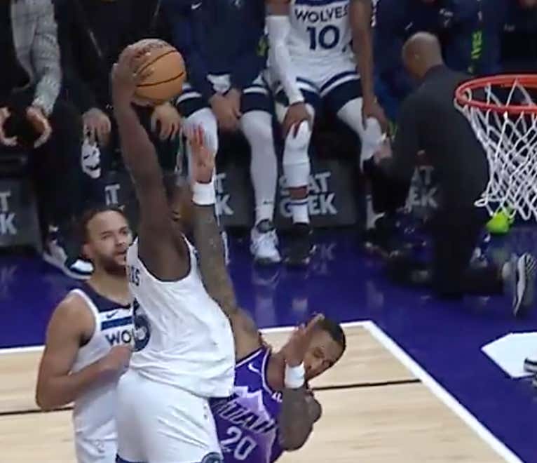 Anthony Edwards Just Ended John Collins With One Of The Most Holy Shit, Vicious, Disrespectful Dunks We've Seen In Years