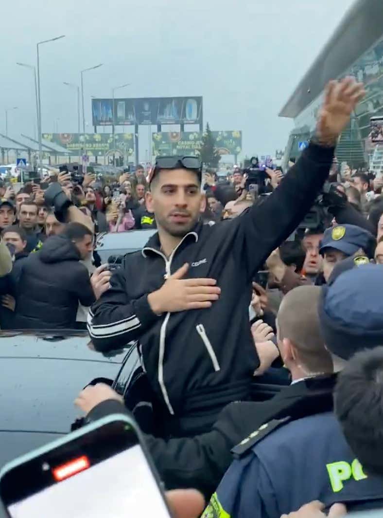 Ilia Topuria Returns To A Hero's Welcome In Georgia