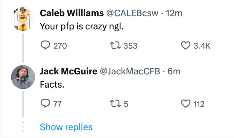 I Stand With Caleb Williams In His Internet Fight With Jack Mac