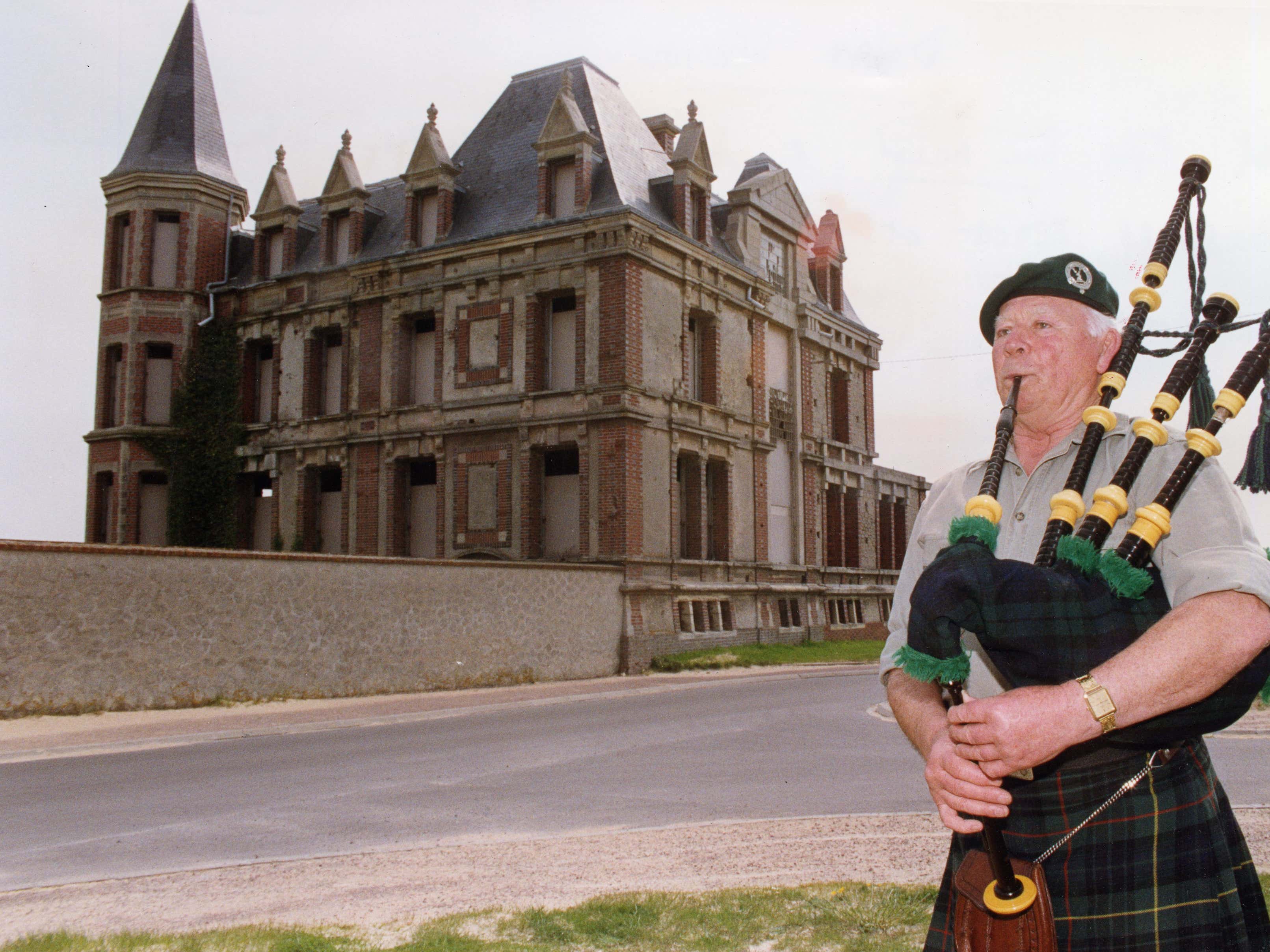 Fighting In Normandy While Playing The Bagpipes During The Height of