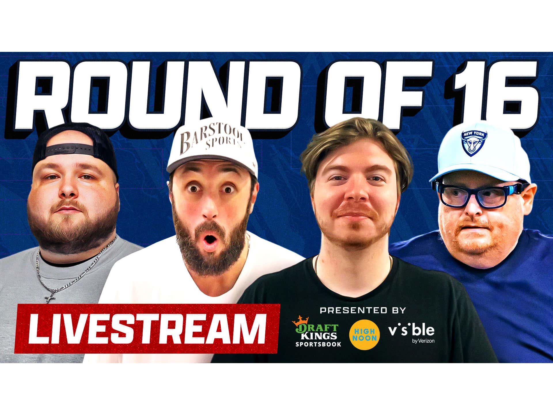 Live from the NYC Gambling Cave for Day 2 of the Round of 16 Barstool Bets