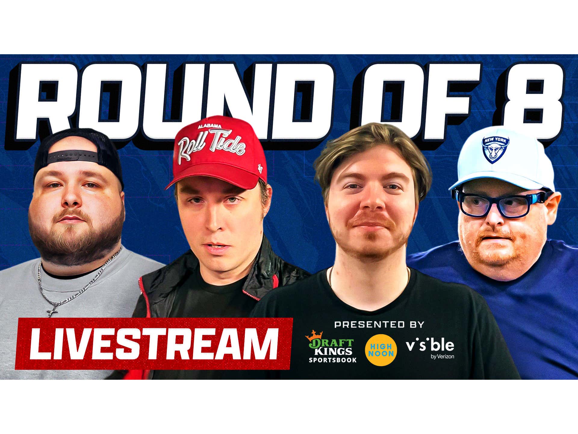 Live from the NYC Gambling Cave for the Round of Eight Barstool Bets