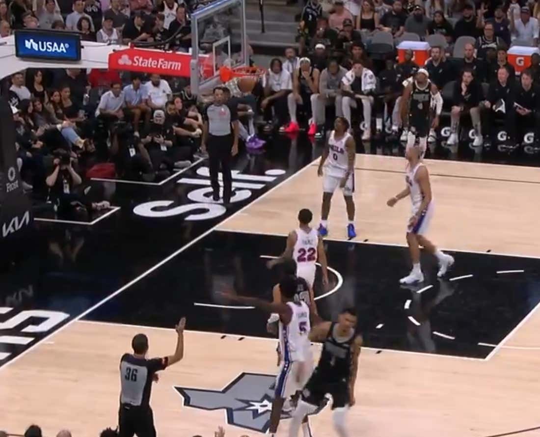 In His Latest Display Of Absurdity, Victor Wembanyama Is Now Flawlessly Executing The Patented Steph Curry "Look Away" Three