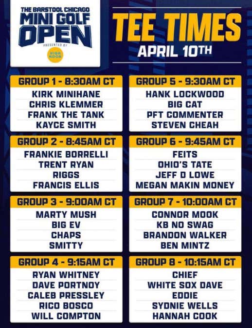 40k Davey Dollars Are On The Line At Tomorrow's Mini Golf Tournament