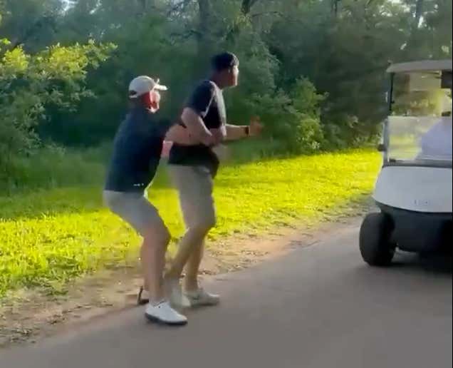 There Are Too Many People On Golf Courses These Days And It's Only Going To End With More Lunatics Like This
