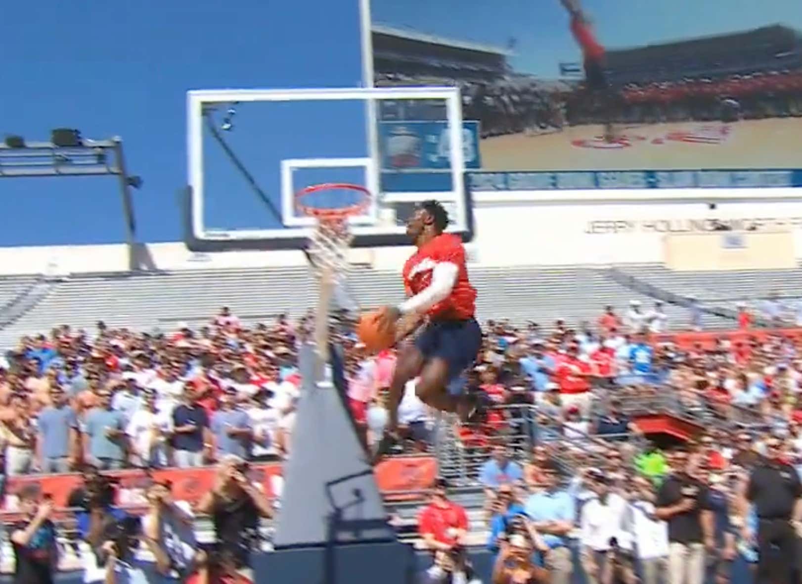 Ole Miss DB Brandon Turnage Might Be Able To Save the NBA Dunk Contest