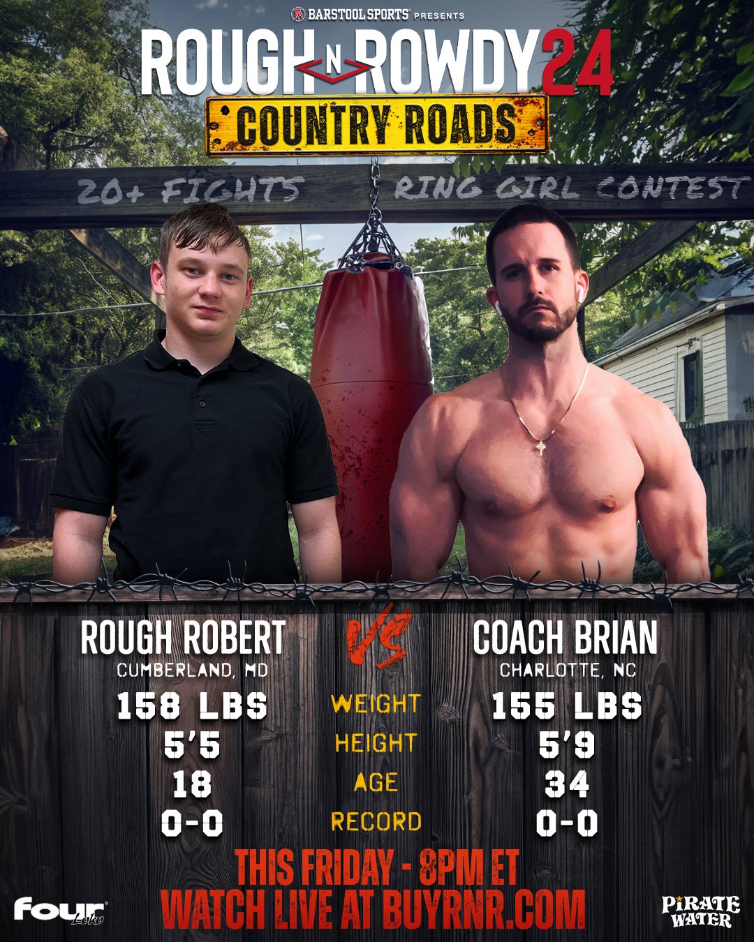 These Are The Fights Coming Friday Night At Rough N' Rowdy 24 | RNR