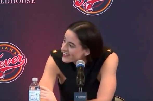 Caitlin Clark's Indiana Fever Career Begins With Gregg Doyel Being A Total Creep To Her At Introductory Press Conference
