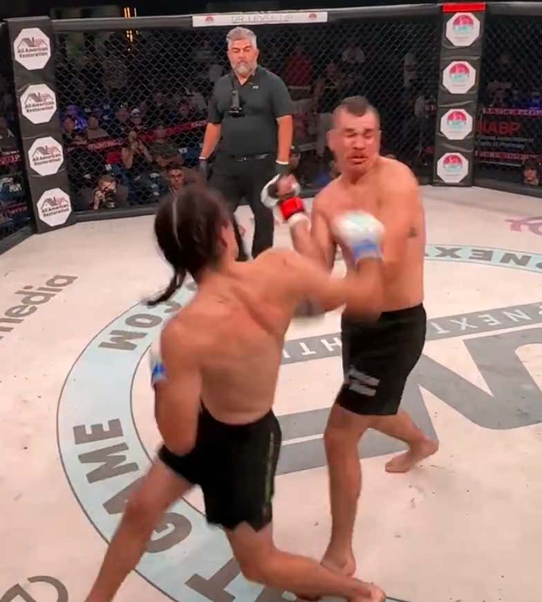 This Is One Of The Most Vicious Spinning Backfists I've Ever Seen