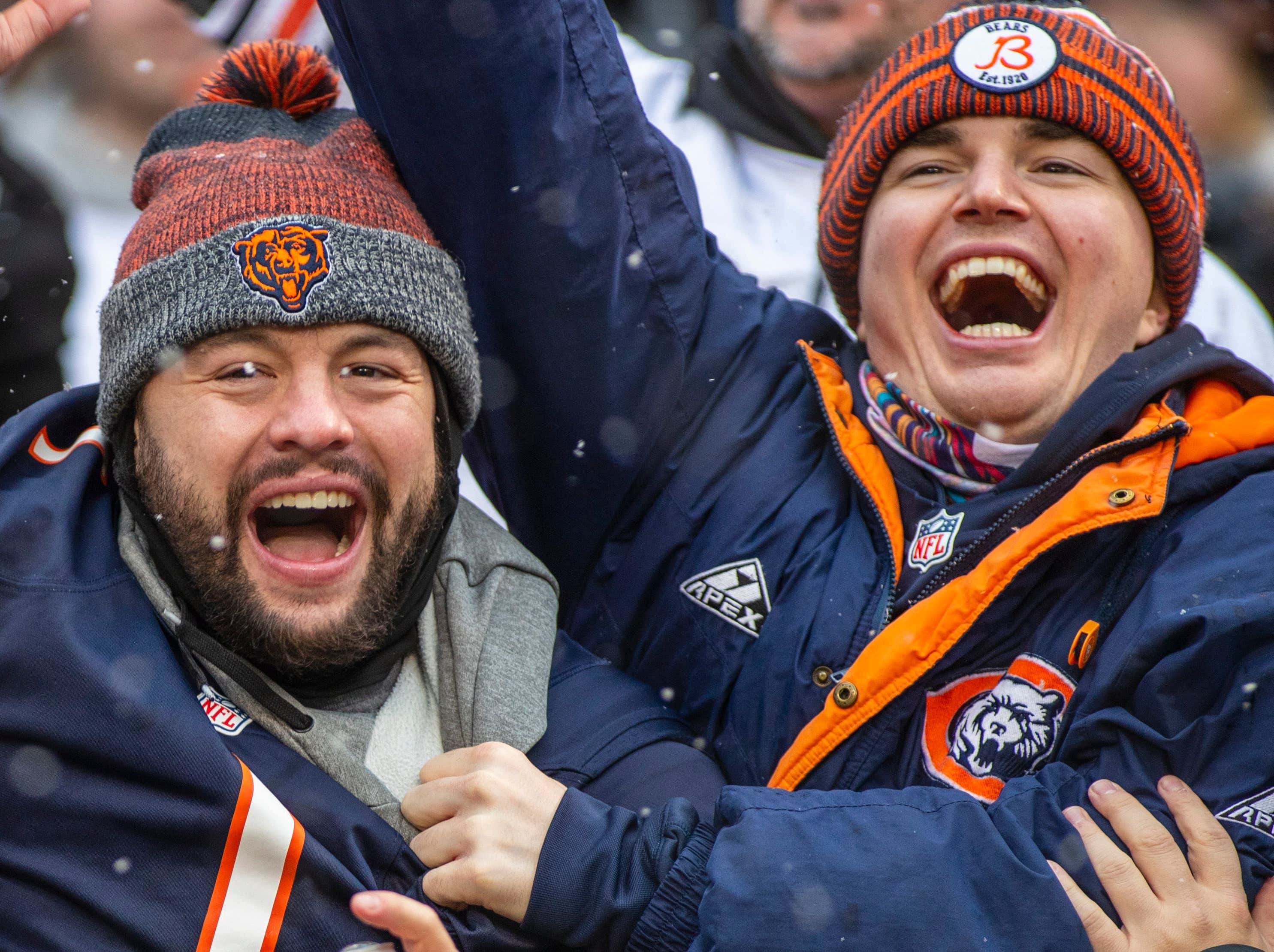 Walking Around Chicago Watching Bears Fans Celebrate Today Like They