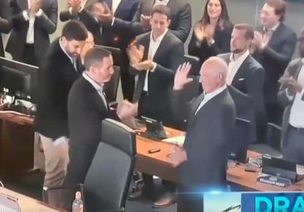 Let's Rate How Safe Nick Sirianni's Job Is Based On This Ass Slap He Gave Howie Roseman At The Draft