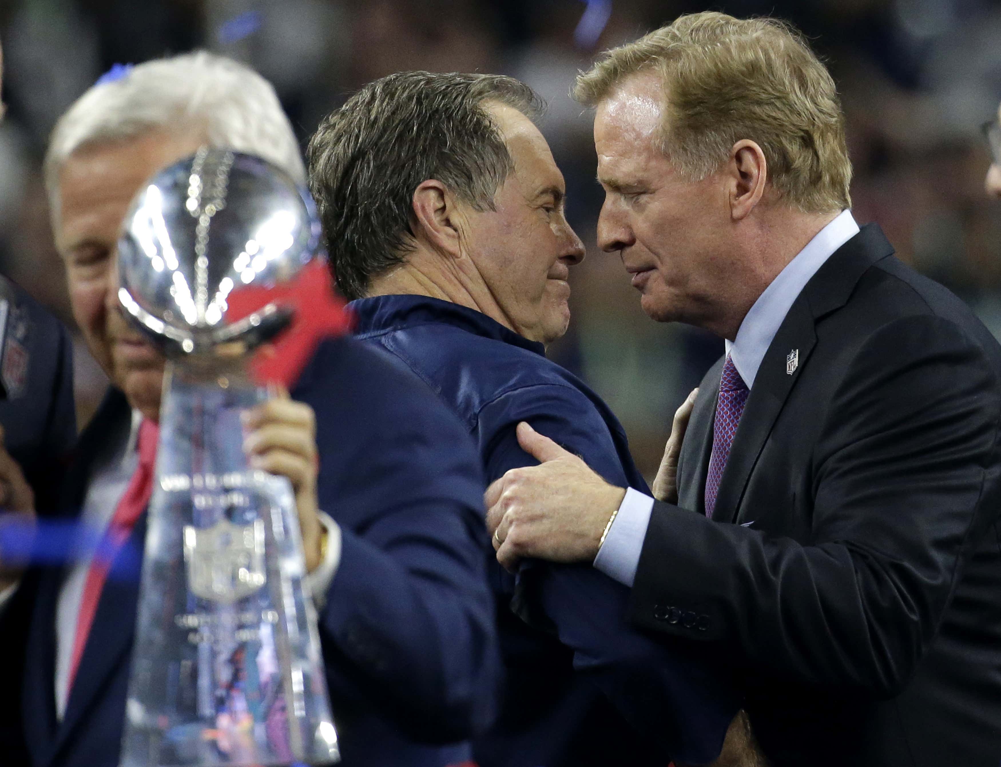 In a Shocking Turn of Events, Bill Belichick Bros Out With Roger Goodell and Supports the Ban on Hip Drop Tackles
