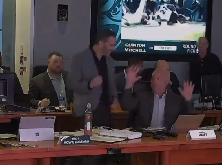 Howie Roseman Put On A Masterclass In Both Wheeling And Dealing In This Behind-The-Scenes Clip From The Draft