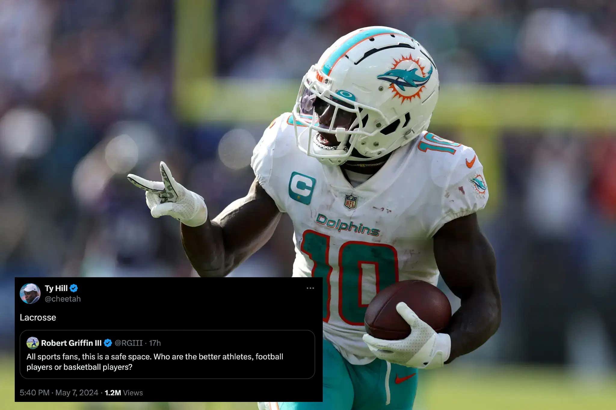 Tyreek Hill Speaks The Truth, Says That Lacrosse Players Are The Best Athletes In The World