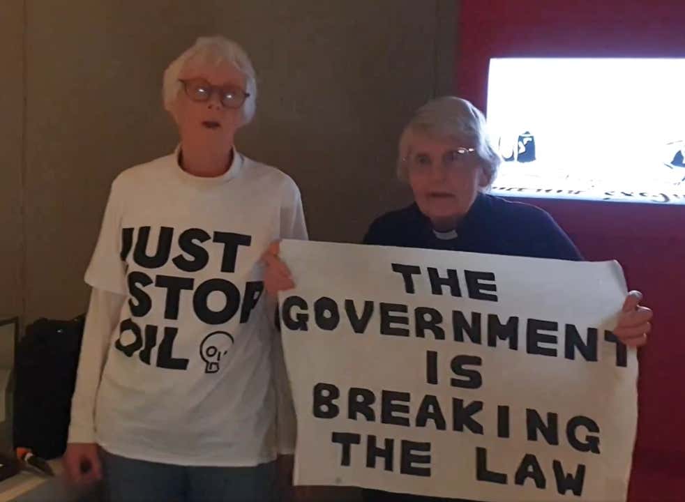 Big Oil Takes a MASSIVE L as 80+ Year Old Protestors to Vandalize The Magna Carta Display