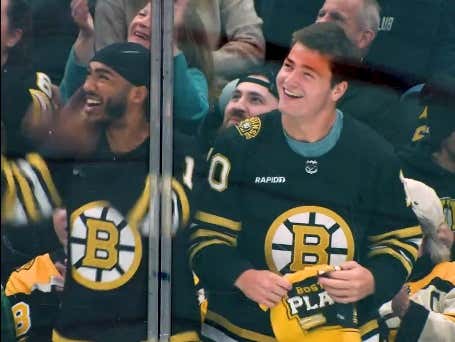 I Could Listen to Newest Patriots Legends Drake Maye and Ja'Lynn Polk Bro-ing Out Together and Embracing Masshole Culture All Day Long