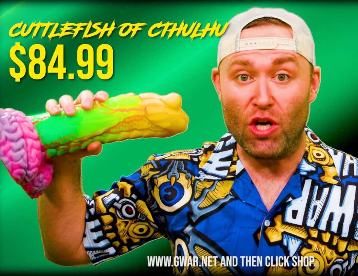 Something I Never Thought I'd Say: We Got To Hang Out With GWAR A Couple Weeks Ago, And It Was Fucking Awesome. (Alternative Headline: Watch White Sox Dave Deep Throat This Alien Dildo)