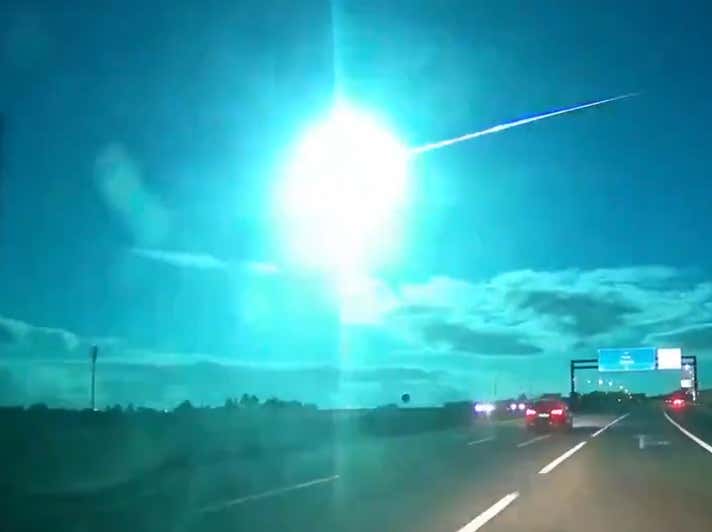 Gigantic Meteor Lights Up The Portugal Sky In Crazy Videos Barstool Sports
