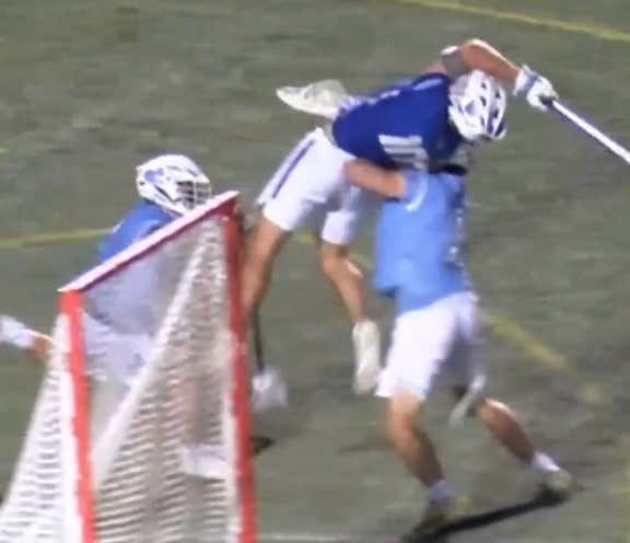 Top Physicists In The Country Still Have No Idea How This Pole Goal Went In For Washington & Lee In The DIII Lacrosse Tournament