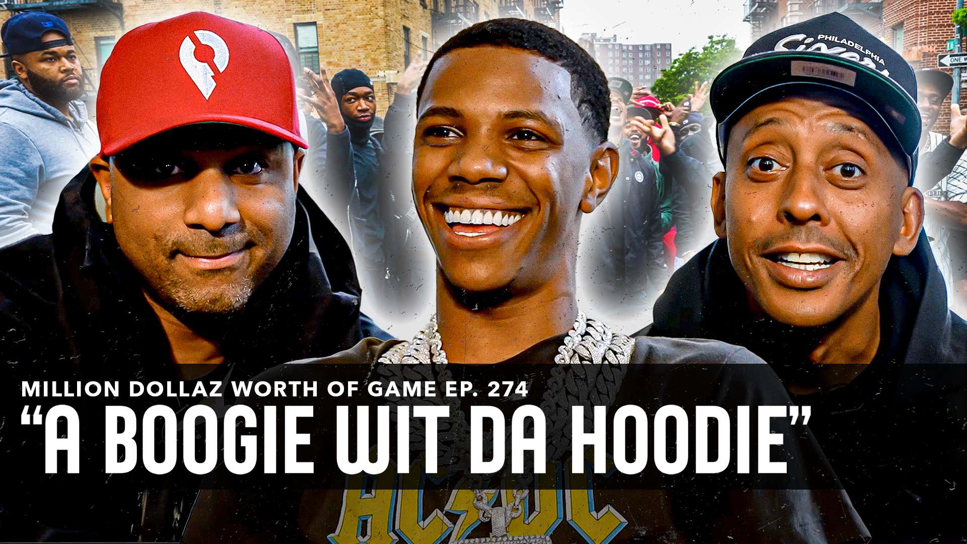 A BOOGIE BRING MILLION DOLLAZ WORTH OF GAME TO HIGHBRIDGE, BRONX