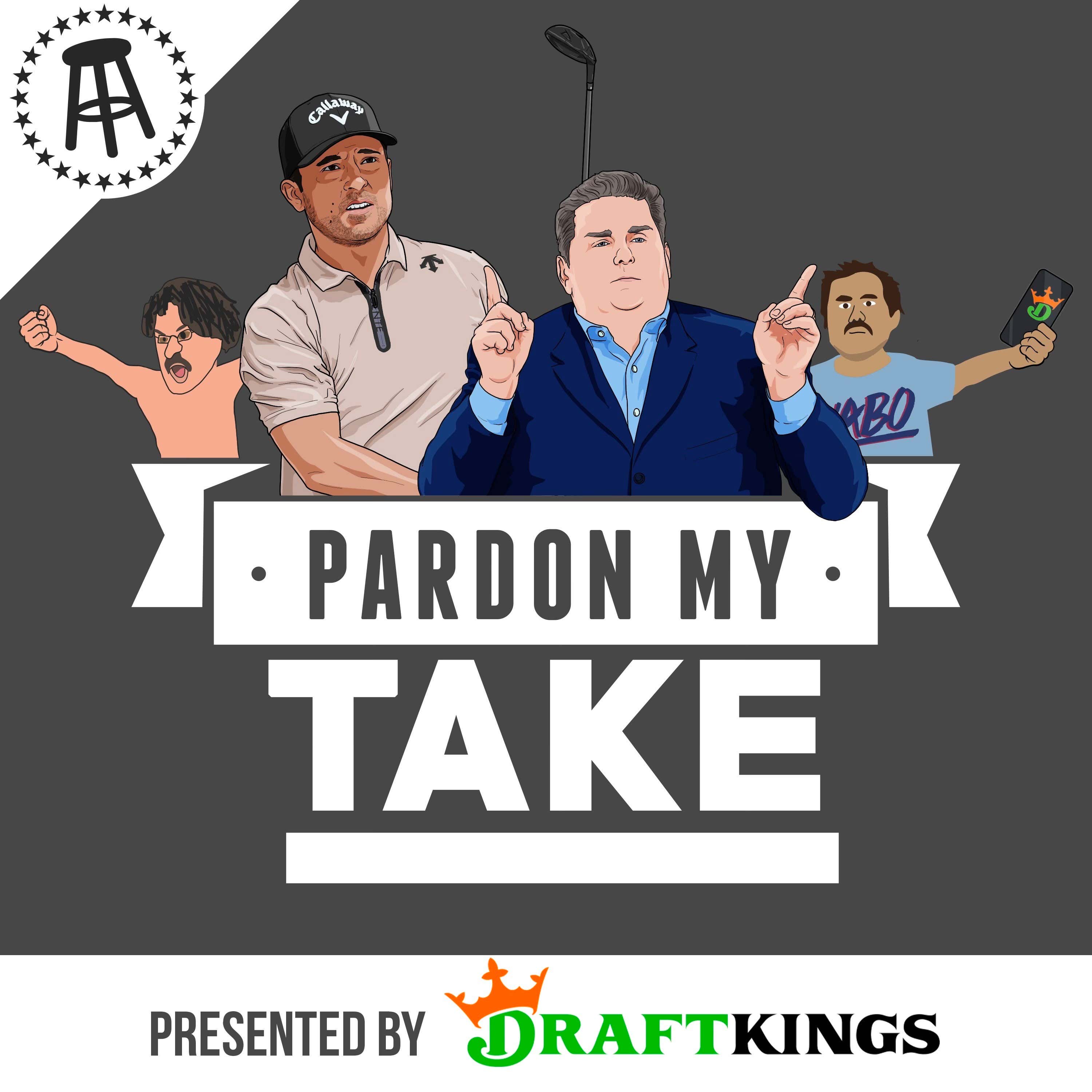 PGA Champ Xander Schauffele, NBA With Brian Windhorst, Celtics Survive Game 1 And Pardon Your Take episode artwork