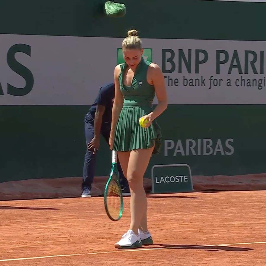 The French Open Just Started Today And The 20th Ranked Women's Player Marta Kostyuk Already Won The Fit Of The Tournament