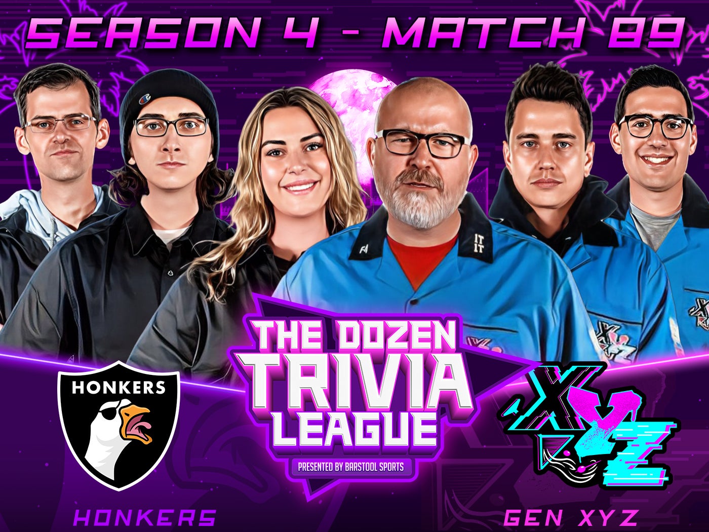 Big Screamin' Honkers vs. Gen XYZ | Match 89, Season 4 - The Dozen Trivia League