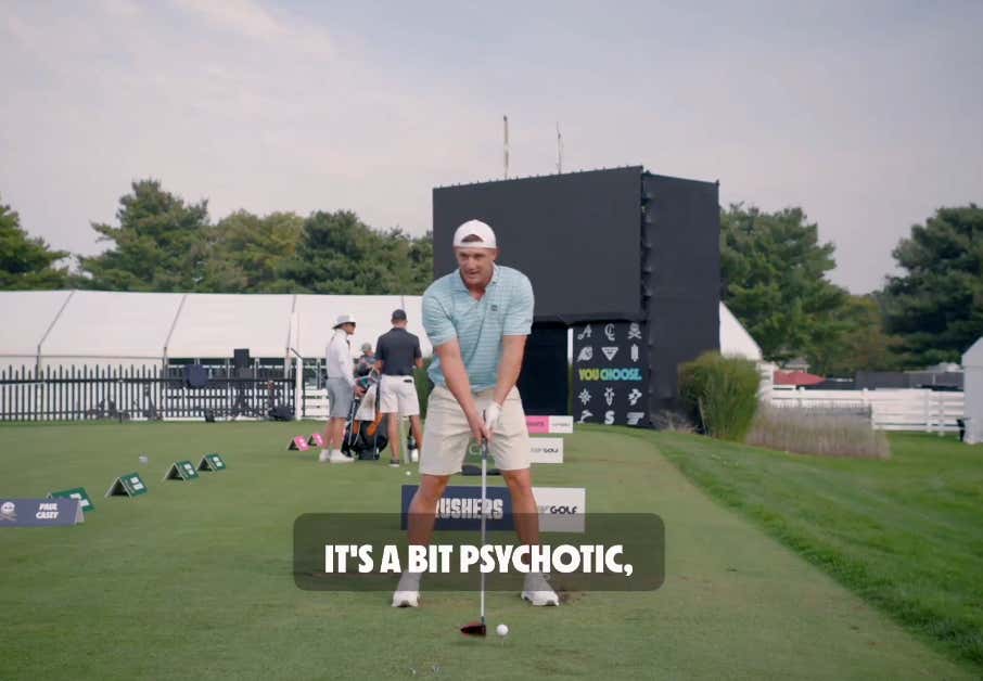Bryson DeChambeau Just Made Every Golf Course The Most Dangerous Place In The World By Telling People To Hit The Ball With Their Eyes Closed