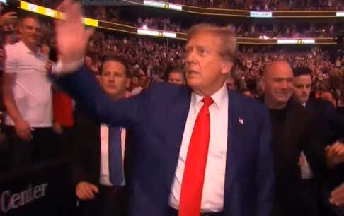Donald Trump Once Again Walks Out To "American Badass" At UFC 302