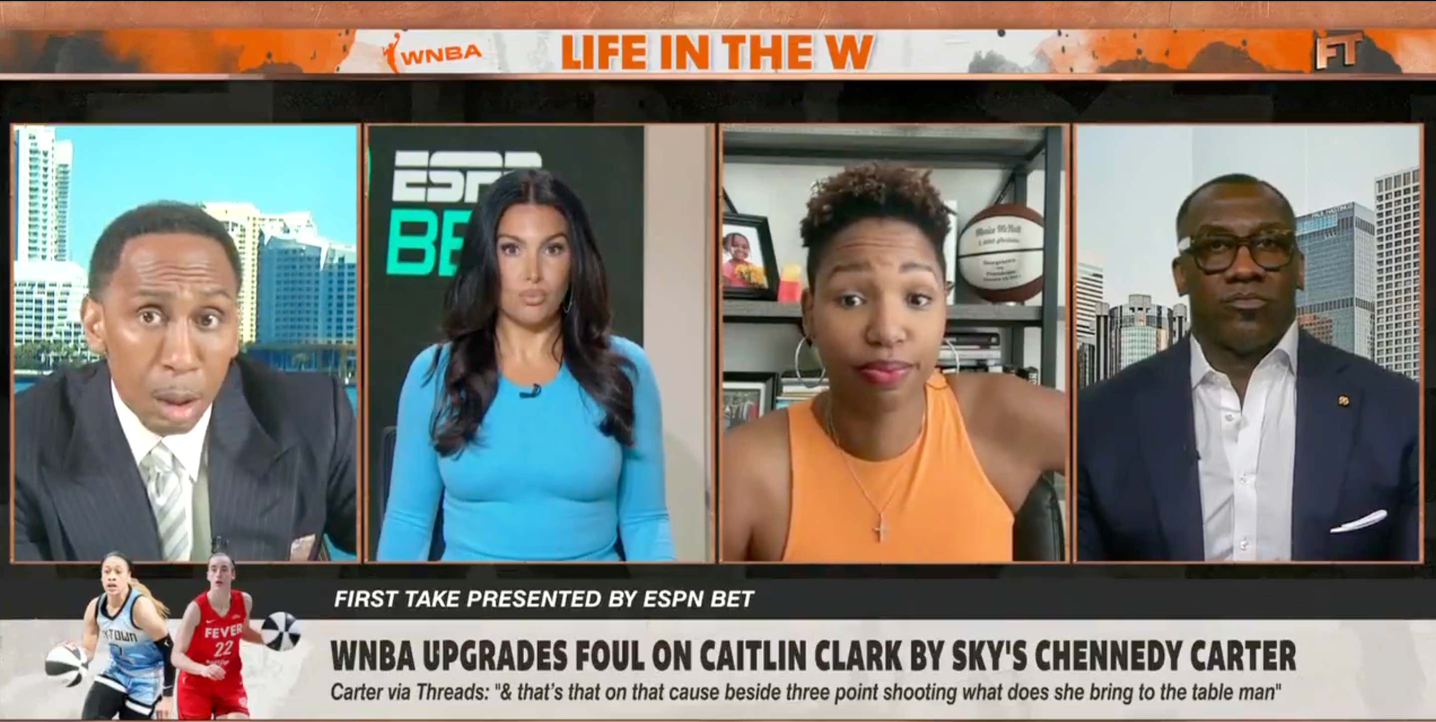 Monica McNutt Had Stephen A In Disbelief After Ethering Him About Not Doing More With His Platform To Promote The WNBA