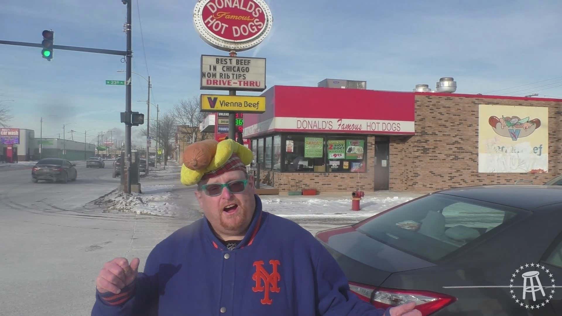 Raw Dogging at Donald's Famous Hot Dogs in Chicago