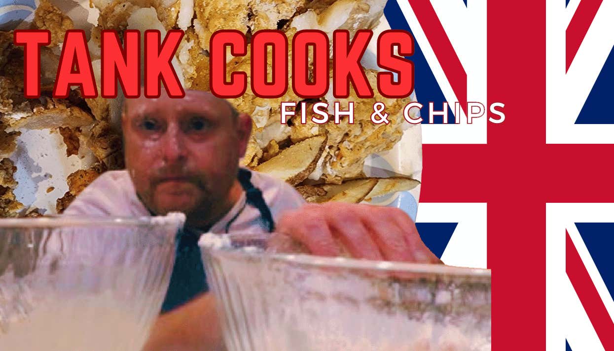 Tank Cooks Fish and Chips in the Air Fryer