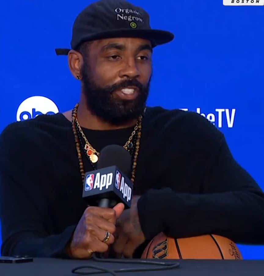 &quot;I Thought It Was Going To Be A Little Louder In Here&quot; - Kyrie Irving Trying To Pretend Like The Garden Wasn&#x27;t In His Head In Game 1 Was Classic Bait