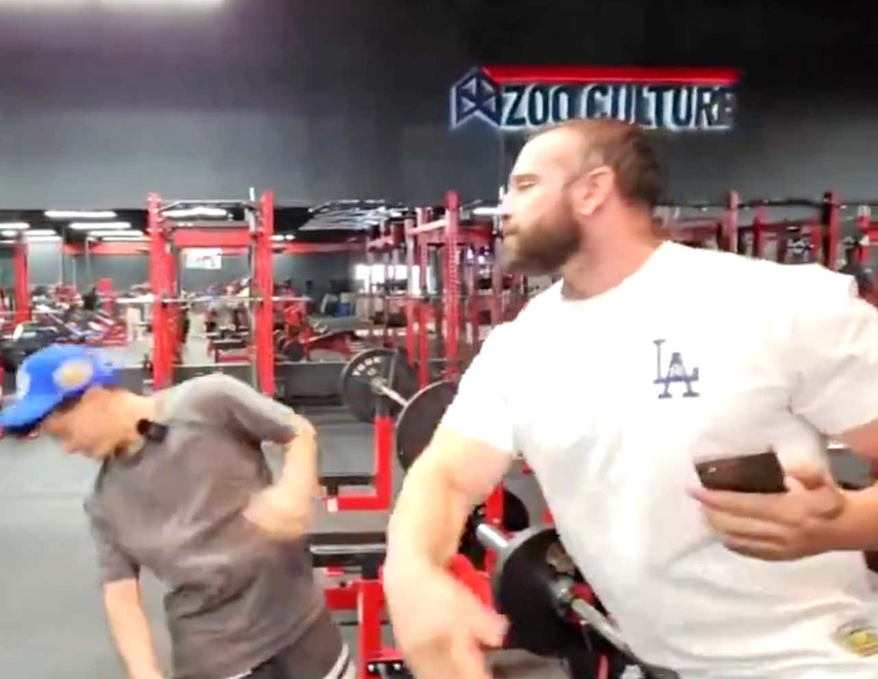 Live Streamer Tries To Troll A Gym Bro By Taking His Hat, Promptly Finds Out Why You Shouldn't Touch A Bald Guy's Hat