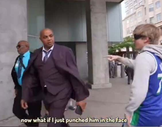 Charles Barkley Should Have The Right To Punch This Dude In The Face Who 'Trolled' Him By Screaming He Won Zero Rings And Is MJ's Son