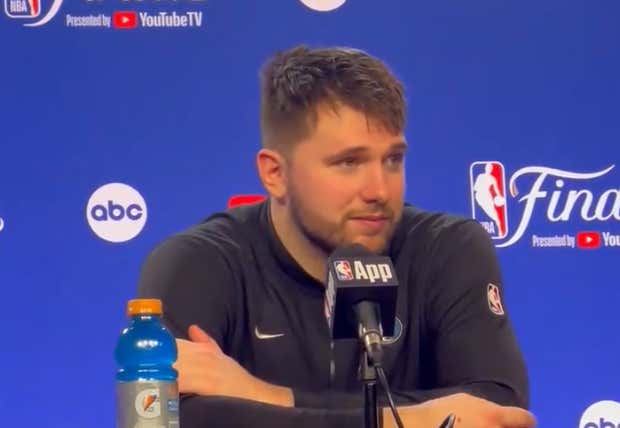 Luka Immediately Crying About The Refs After Fouling Out Is Some Loser Shit
