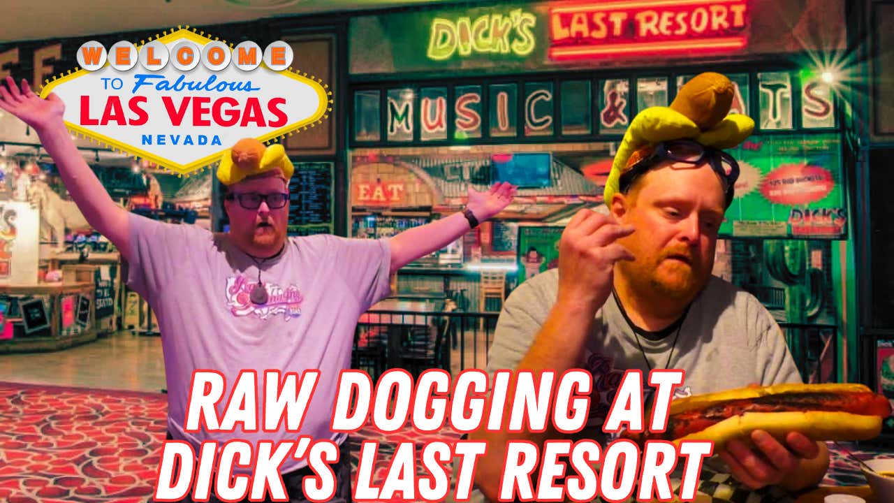 Raw Dogging at Dick's Last Resort at Excalibur Hotel in Las Vegas