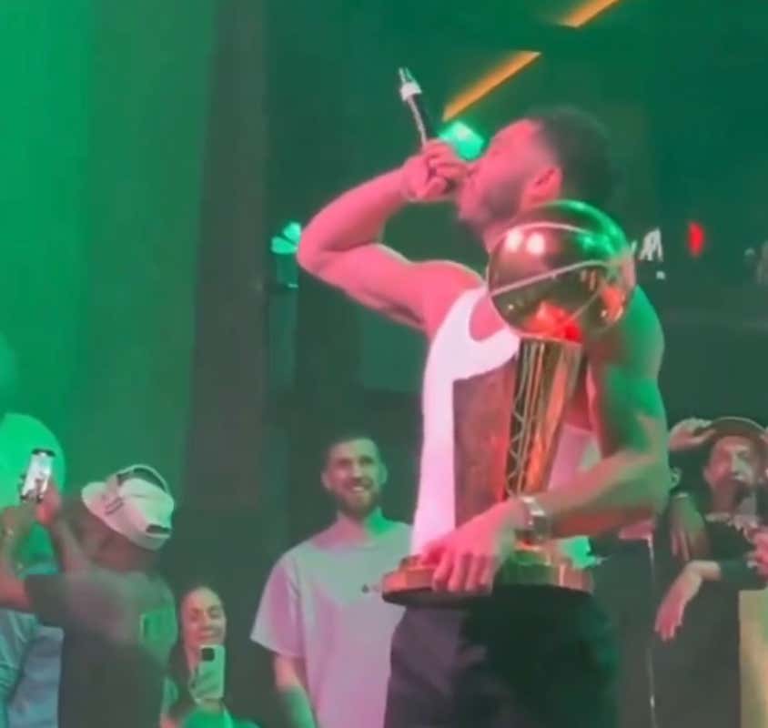 NBA Champion Jayson Tatum Wasted No Time Talking His Shit While Celebrating The Celtics Title