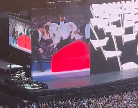 Travis Kelce Just Joined Taylor Swift On Stage At The Eras Tour And The World As We Know It Has Ended