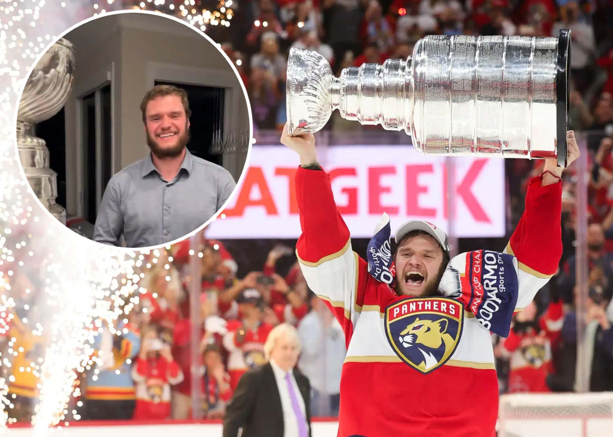 Rockstar Shit: Aleksander Barkov Showed Up To His Neighbor's House At 4am To Let Them See The Stanley Cup