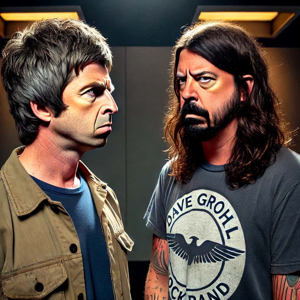 Forget Rappers Beefing. Now We Have Rocker Noel Gallagher Telling Dave Grohl To Go Fuck Himself, After Telling Him To Suck His Dick