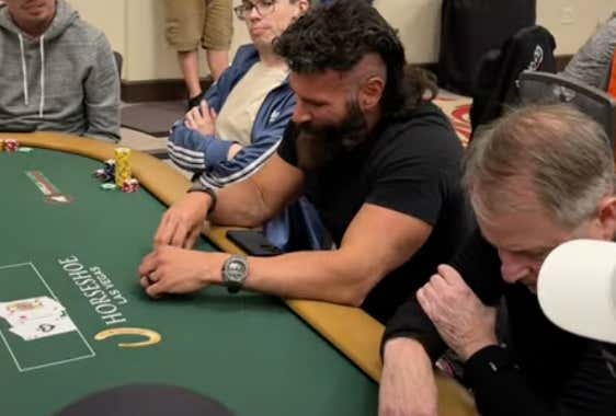 Congrats To Dan Blizerian For Lasting A Whole TWO Hands In This Year's WSOP Main Event