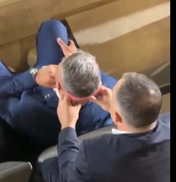 Argentina's Soccer President Having His Own Personal Sweat-Wiper During Games Is The Ultimate Sign Of Power