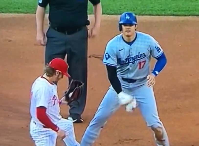 JJO: Shohei Ohtani Appears To Crank His Hog After Stealing 2nd In Philly