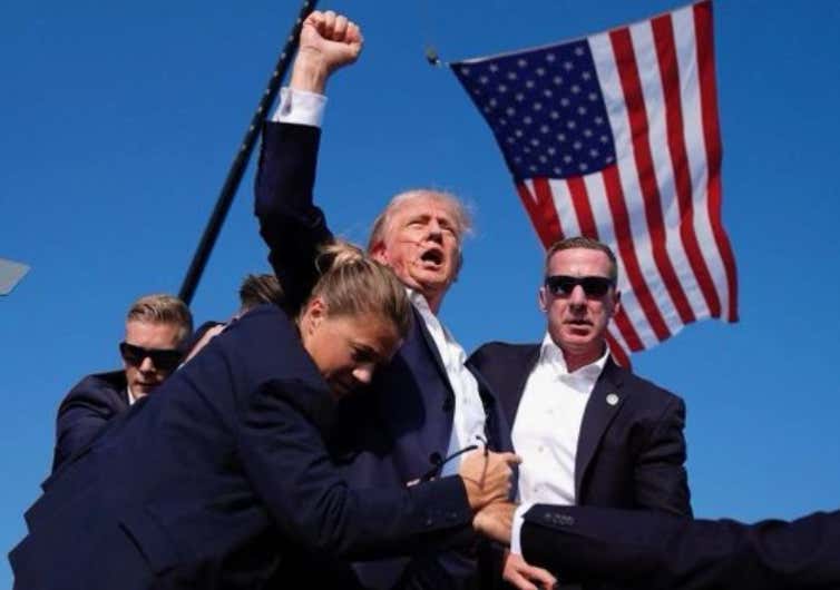 In the Garbage Take of All Time, Some TV Journos Objected to Trump Using the Word 'Fight!' After Almost Getting Killed